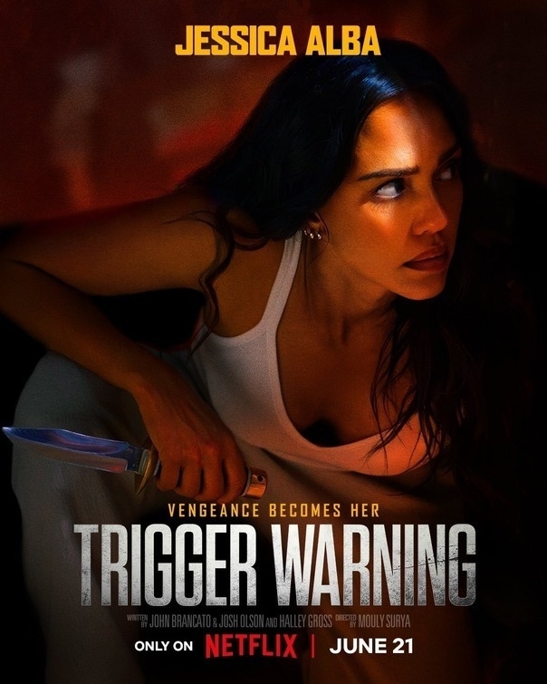 movie poster for Netflix film, Trigger Warning